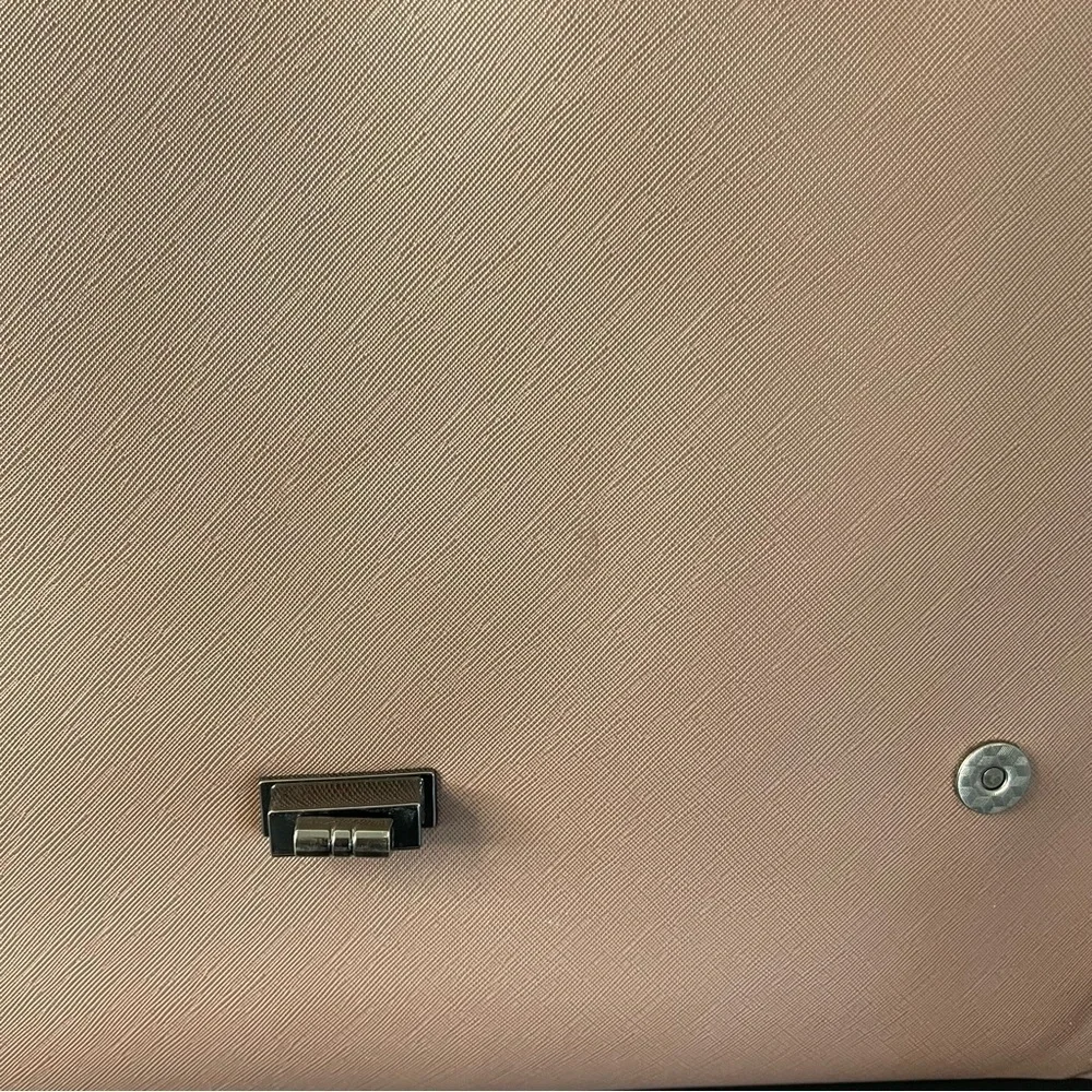 Easegave Blush Pink Leather Satchel